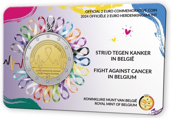 2024: Strijd tegen kanker in België, coincard Nederlandse versie