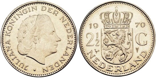 2½ Gulden 1969, mmt Vis