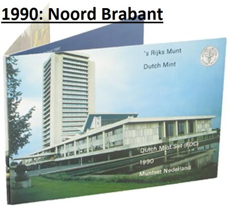 FDC-set 1990: Noord Brabant