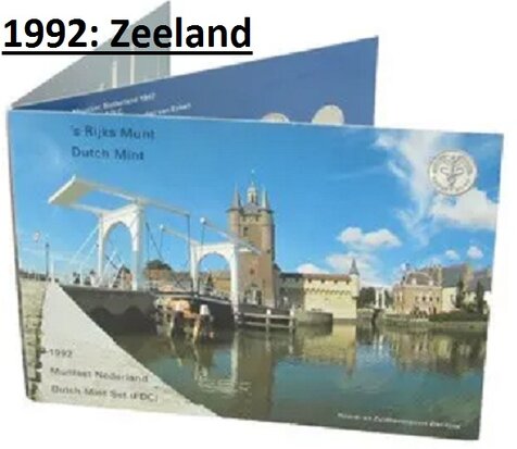 FDC-set 1992: Zeeland