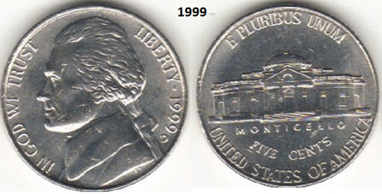 5 Cents 1999, D