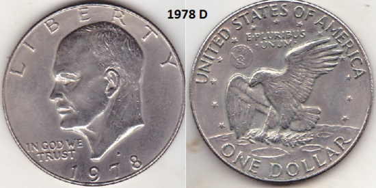 1 Dollar 1978, D