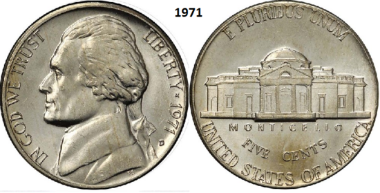 5 Cents 1971, D