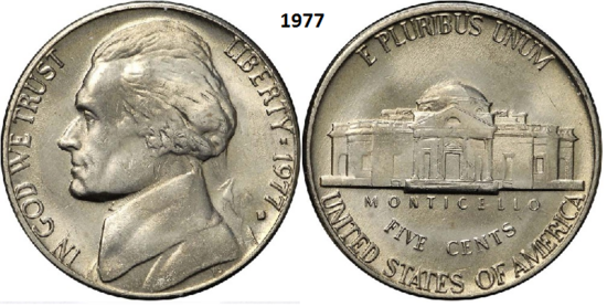 5 Cents 1977, D