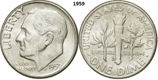 10 Cents 1959, D