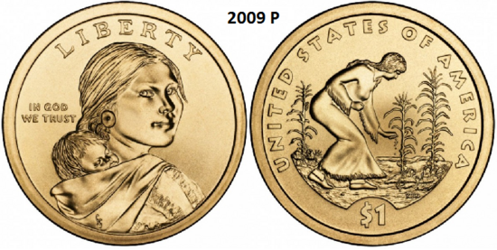 1 Dollar 2009, P