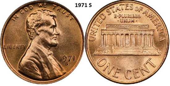 1 Cent 1971, S