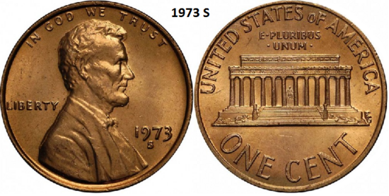 1 Cent 1973, S