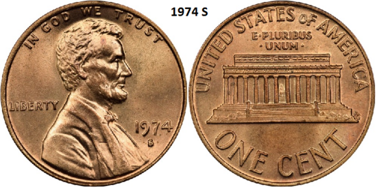 1 Cent 1974, S