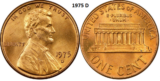 1 Cent 1975, D