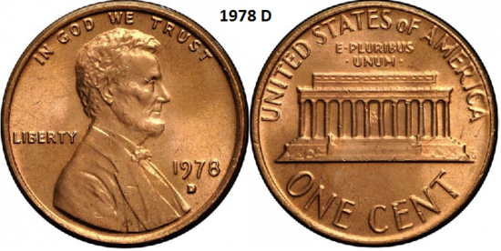 1 Cent 1978, D