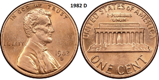 1 Cent 1982, D