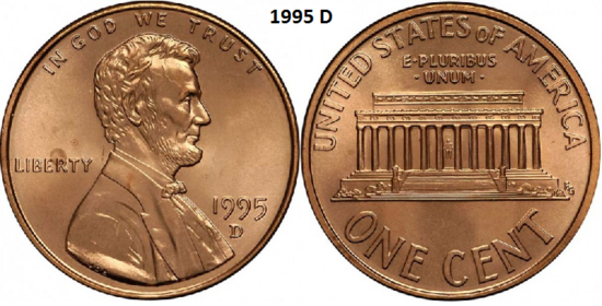 1 Cent 1995, D