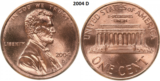 1 Cent 2004, D