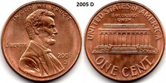 1 Cent 2005, D