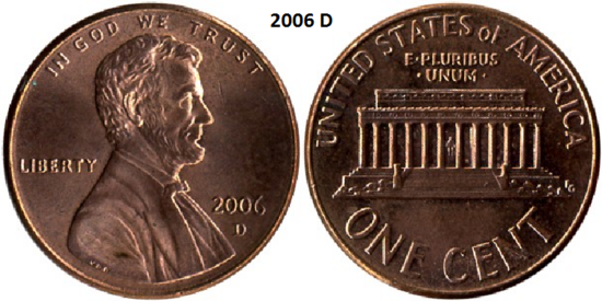 1 Cent 2006, D