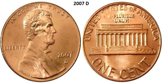 1 Cent 2007, D