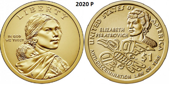 1 Dollar 2020, P