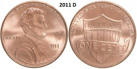 1 Cent 2011, D