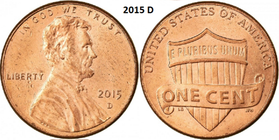 1 Cent 2015, D