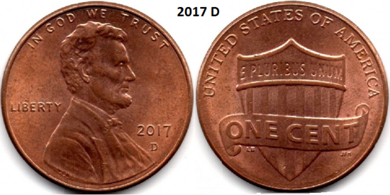 1 Cent 2017, D