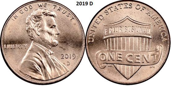 1 Cent 2019, D