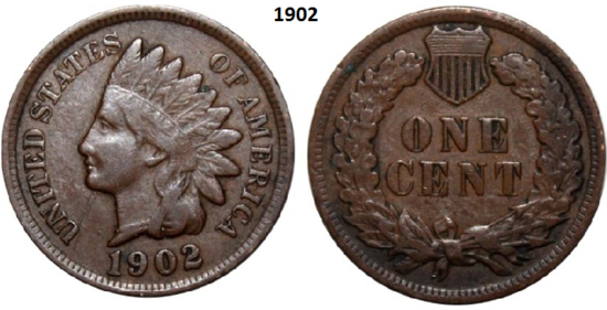 1 Cent 1902, P