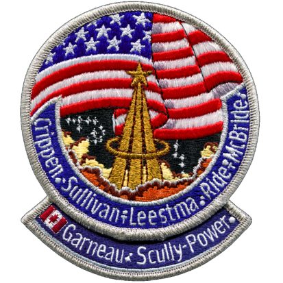 Badge vlucht STS-41G