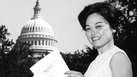  Patsy Takemoto Mink voor het Capitool