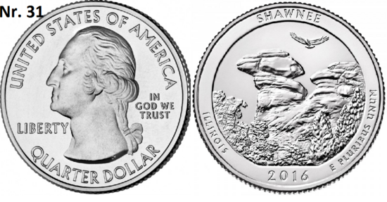 25 Cent 2016, Shawnee National Forest, Illinois