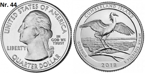 25 Cent 2018, Cumberland Island National Seashore, Georgia