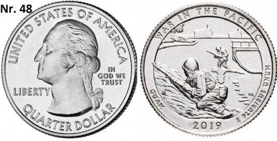 25 Cent 2019, War in the Pacific National Historical Park, Guam