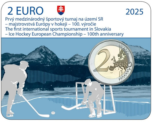 2025: 100 jaar eerste internationale sportwedstijd, BU in coincard