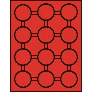 Muntenbox standaard voor 12 capsules van 54 mm Ø.