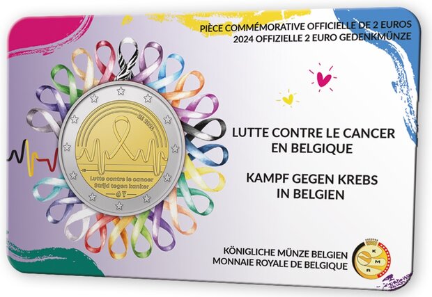 2024: Strijd tegen kanker in België, coincard Franse versie