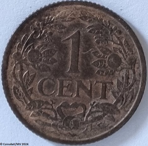 Nederland  1 Cent 1941 Zfr.+ (2)