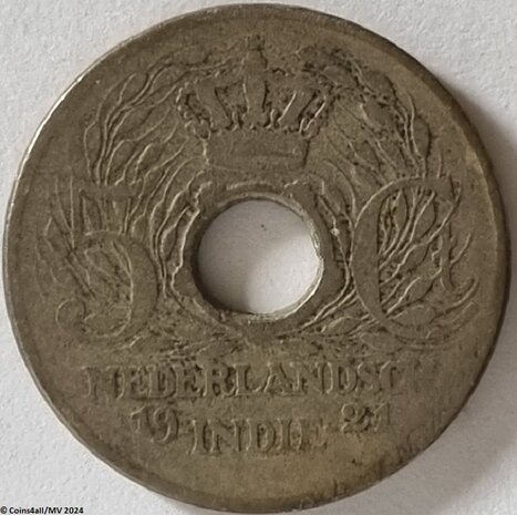 Nederlands Indië 5 Cent 1921