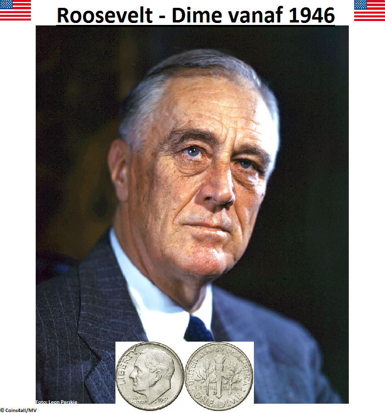 10-Cent-Roosevelt-vanaf-1946-Nu