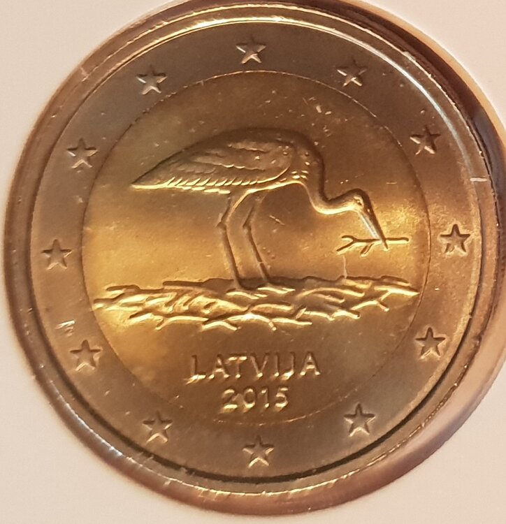 Letland 2 euro 2015 