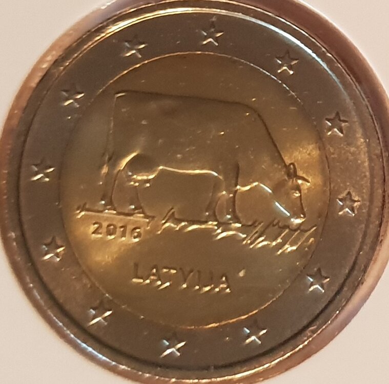 Letland 2 euro 2016 