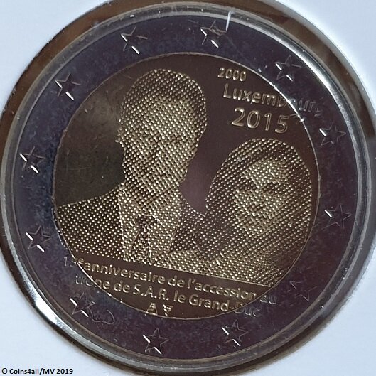 Luxemburg 2 Euro 2015 