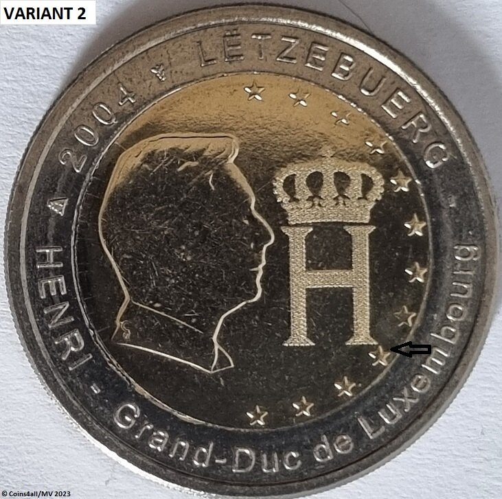 Luxemburg 2 Euro 2004 