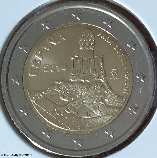 Spanje 2 euro 2014 