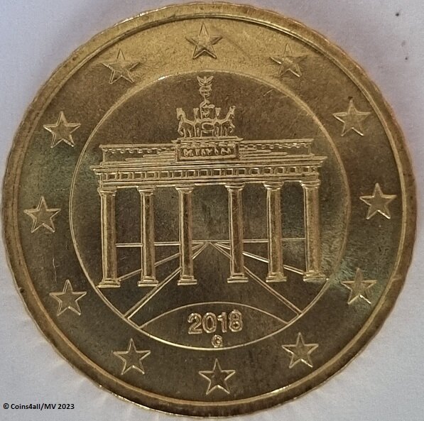 Duitsland 50 Eurocent G = Karlsruhe