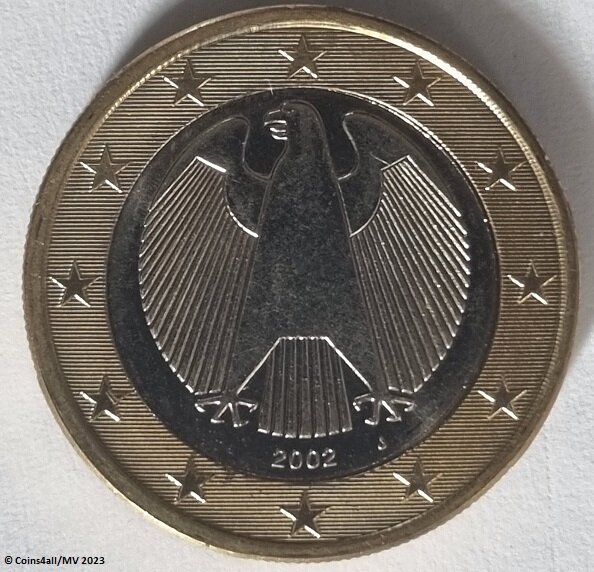 Duitsland 1 Euro J = Hamburg