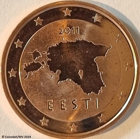 Estland 5 Cent Jaartal te selecteren