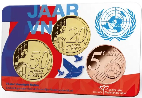 Nederland 75 cent 2020 