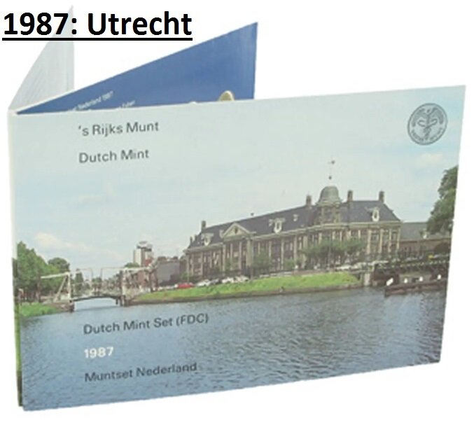 Nederland jaarset in boekvorm 1987 Fdc, 