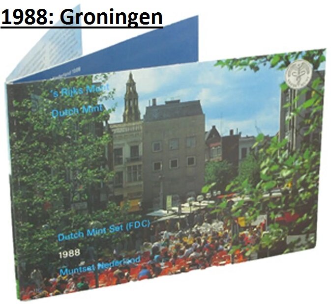 Nederland jaarset in boekvorm 1988 Fdc, 