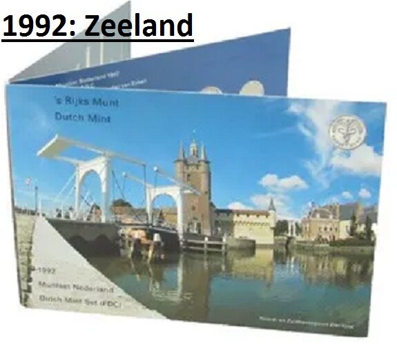 Nederland jaarset in boekvorm 1992 Fdc, 